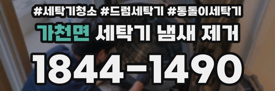 가천면 세탁기 냄새 제거