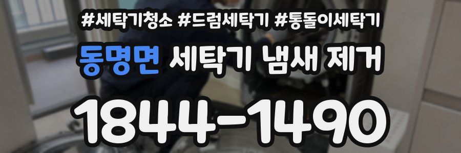 동명면 세탁기 냄새 제거