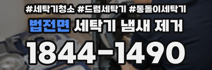 법전면 세탁기 냄새 제거