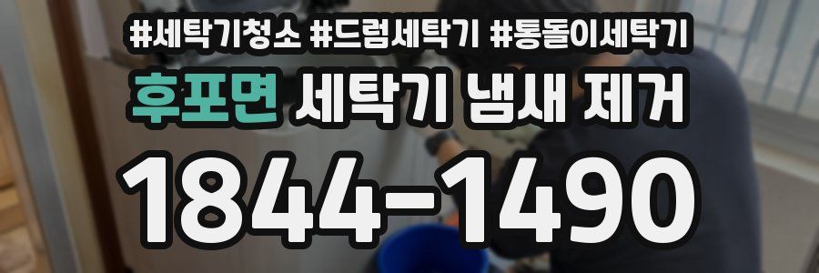 후포면 세탁기 냄새 제거