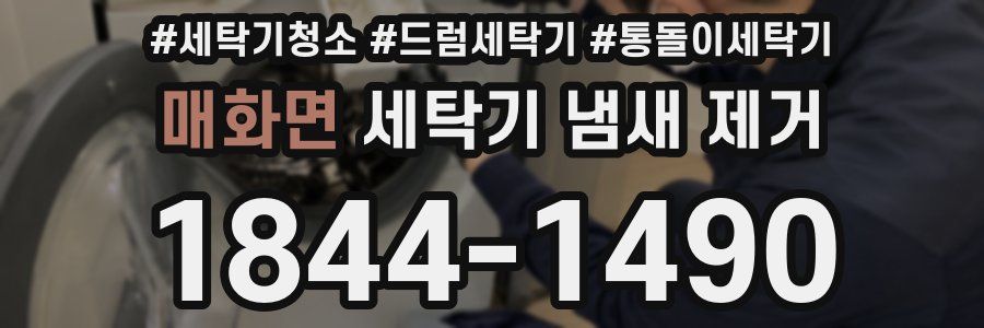 매화면 세탁기 냄새 제거