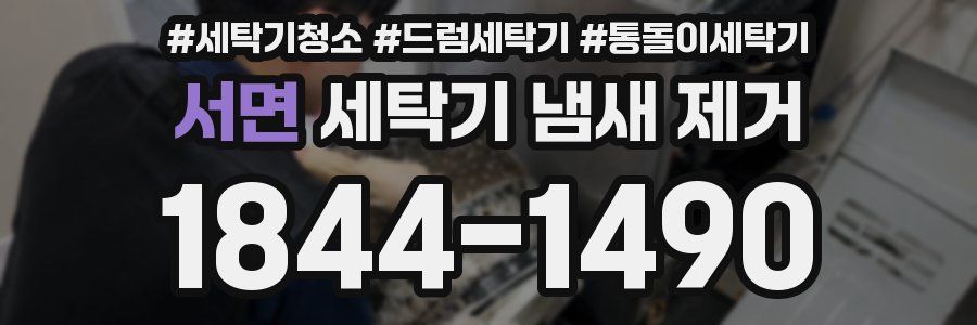 서면 세탁기 냄새 제거