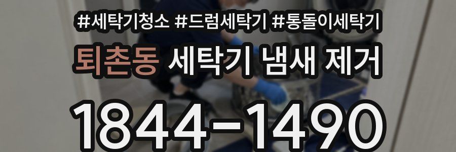 퇴촌동 세탁기 냄새 제거