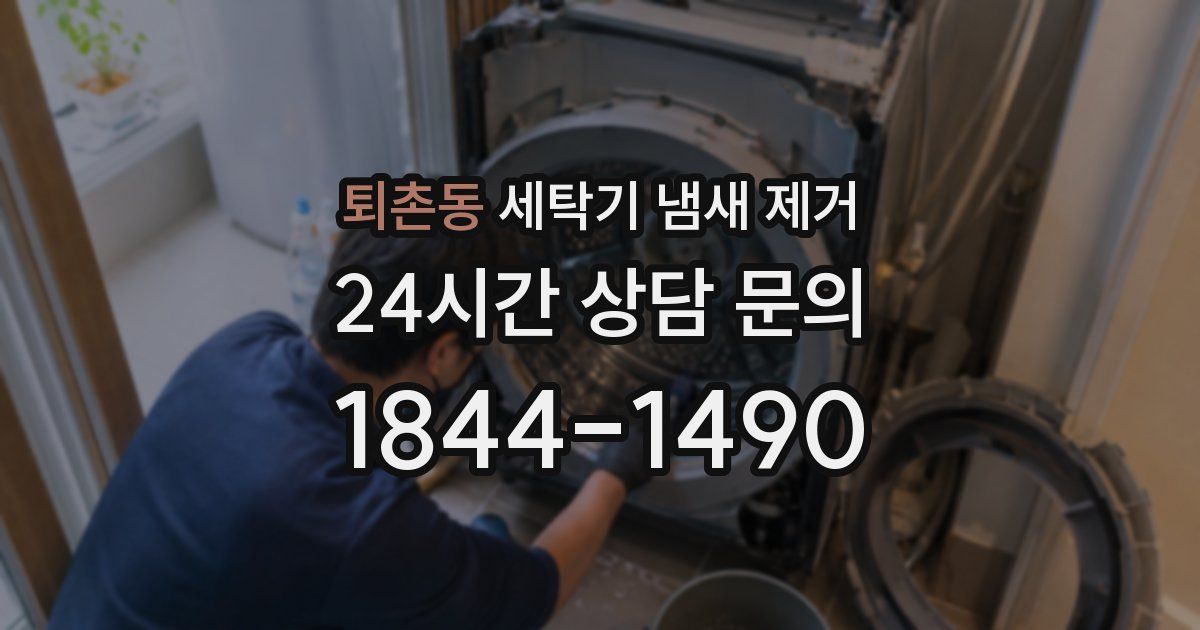 퇴촌동 세탁기 냄새 제거