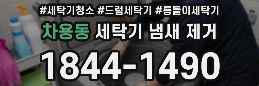 차용동 세탁기 냄새 제거