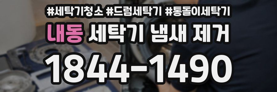 내동 세탁기 냄새 제거