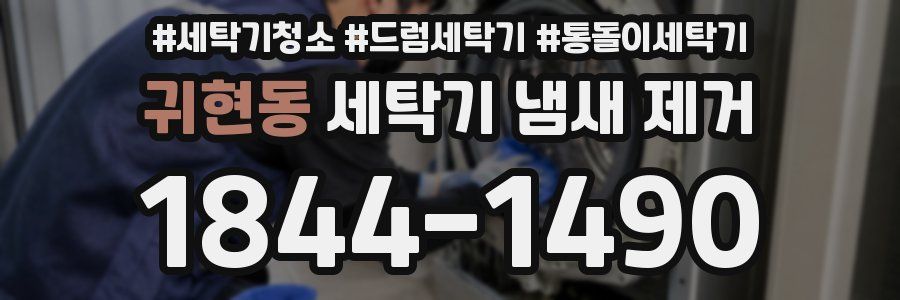 귀현동 세탁기 냄새 제거