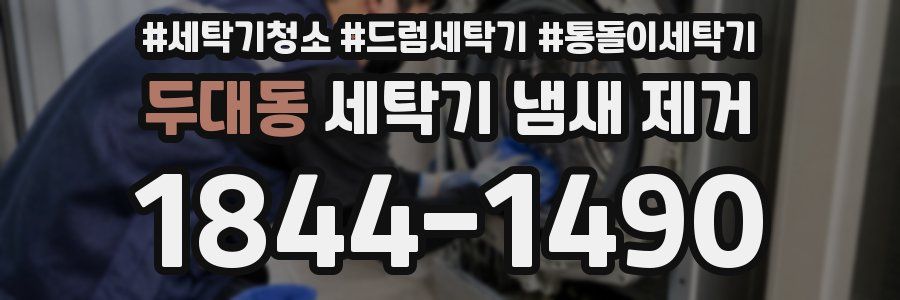 두대동 세탁기 냄새 제거
