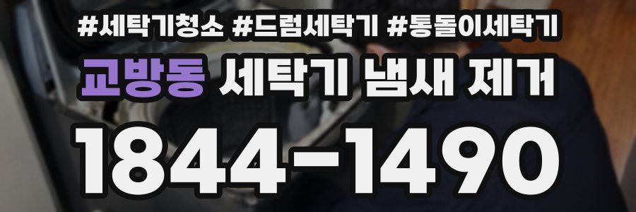 교방동 세탁기 냄새 제거