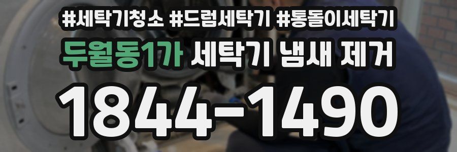 두월동1가 세탁기 냄새 제거