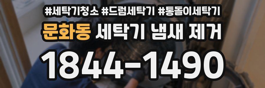 문화동 세탁기 냄새 제거