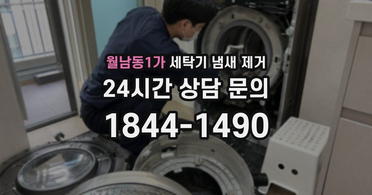 월남동1가 세탁기 냄새 제거