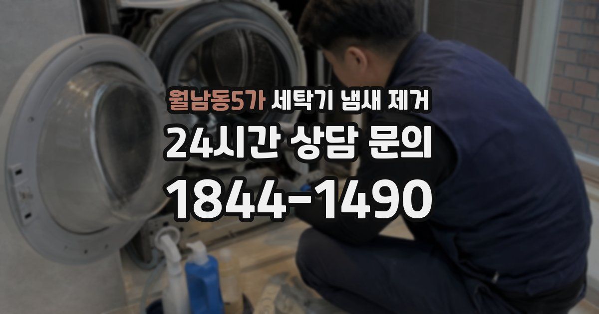 월남동5가 세탁기 냄새 제거