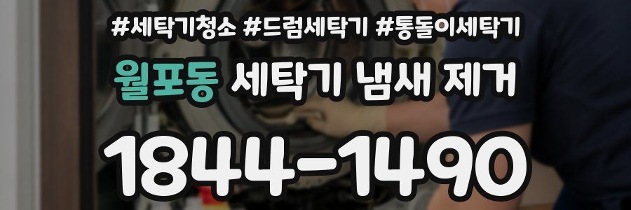 월포동 세탁기 냄새 제거