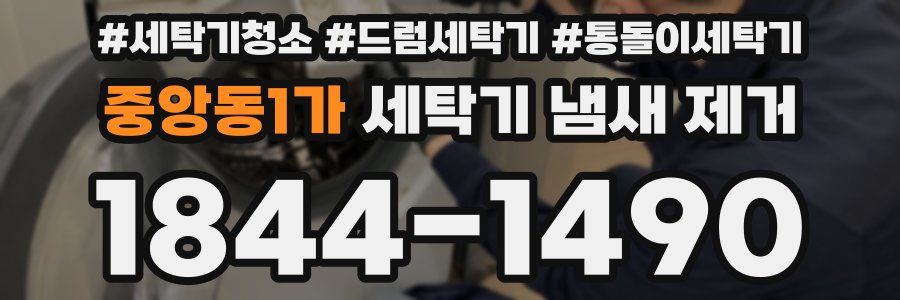 중앙동1가 세탁기 냄새 제거
