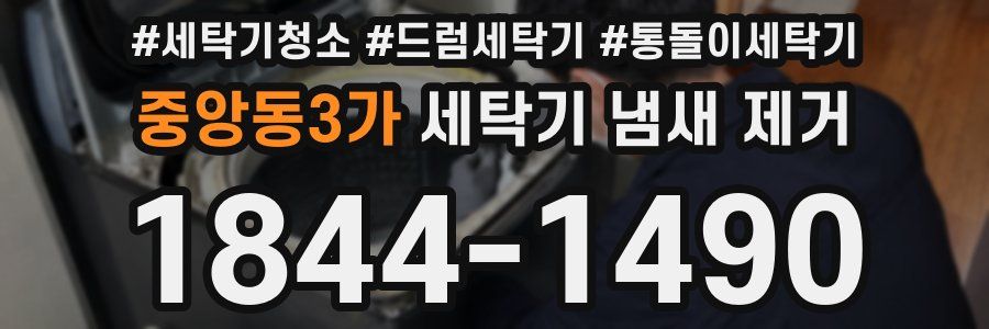 중앙동3가 세탁기 냄새 제거