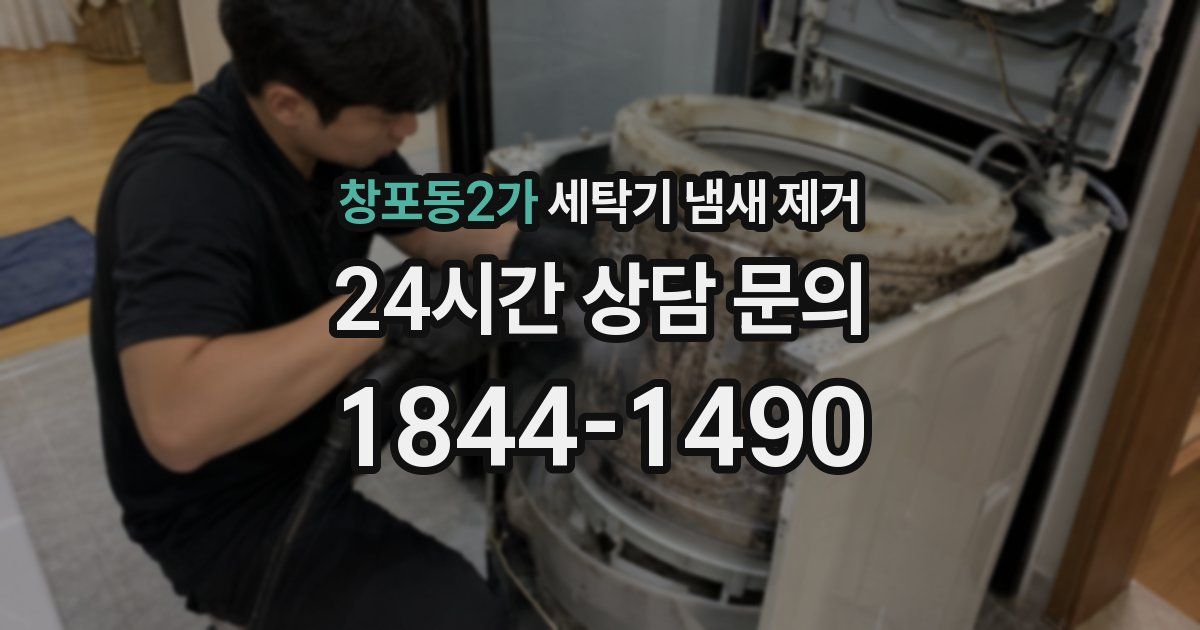 창포동2가 세탁기 냄새 제거
