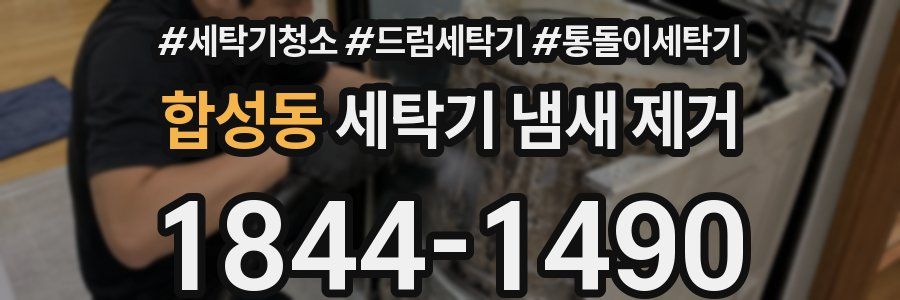합성동 세탁기 냄새 제거