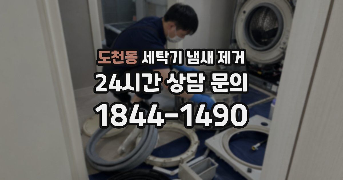 도천동 세탁기 냄새 제거