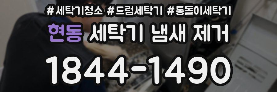 현동 세탁기 냄새 제거