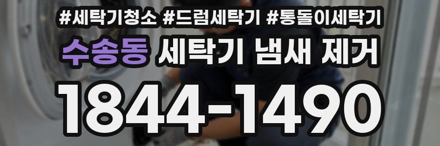 수송동 세탁기 냄새 제거