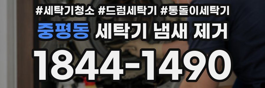 중평동 세탁기 냄새 제거