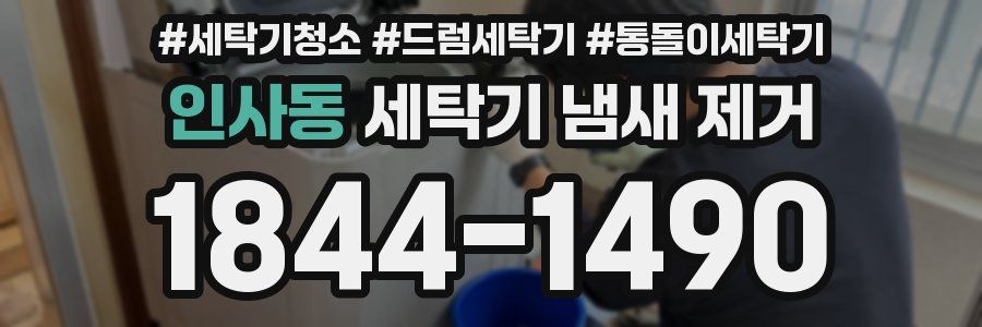 인사동 세탁기 냄새 제거