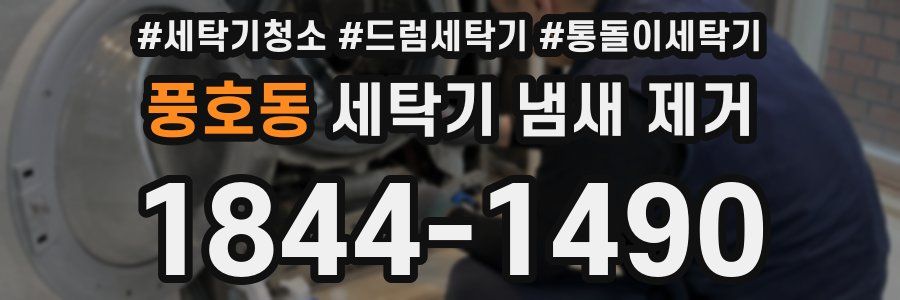 풍호동 세탁기 냄새 제거