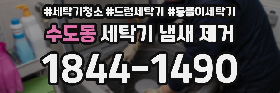 수도동 세탁기 냄새 제거