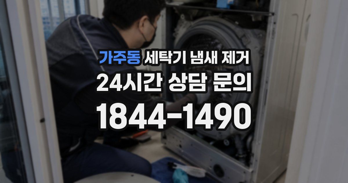 가주동 세탁기 냄새 제거