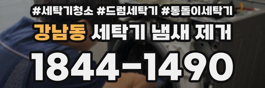 강남동 세탁기 냄새 제거