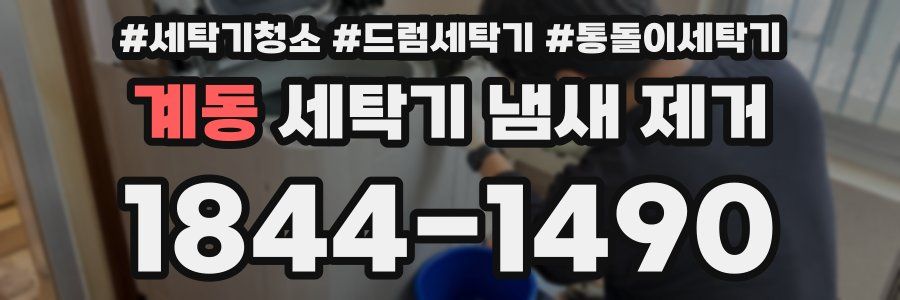계동 세탁기 냄새 제거