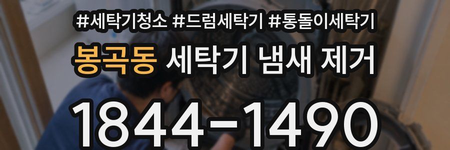 봉곡동 세탁기 냄새 제거