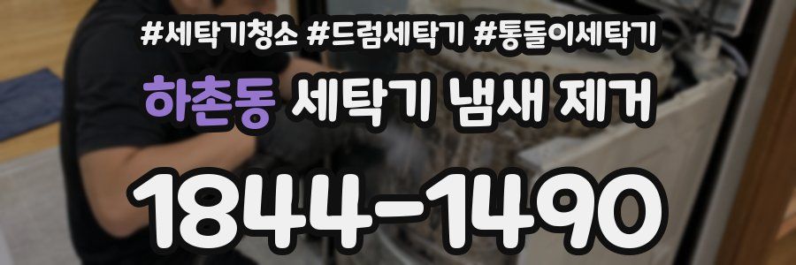 하촌동 세탁기 냄새 제거