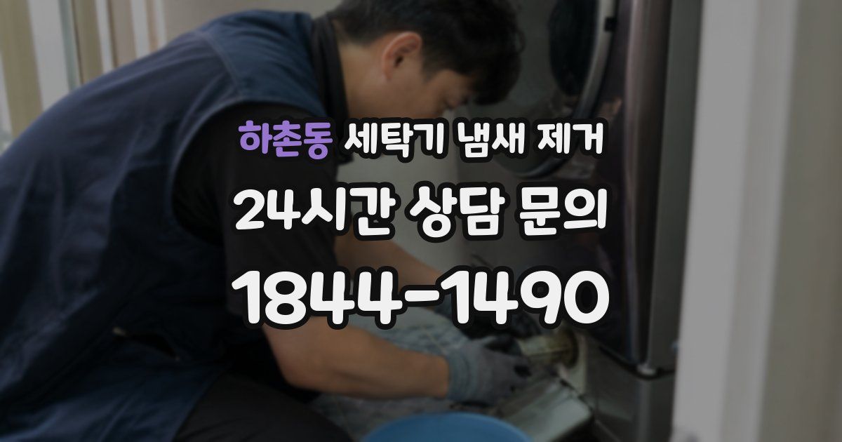 하촌동 세탁기 냄새 제거