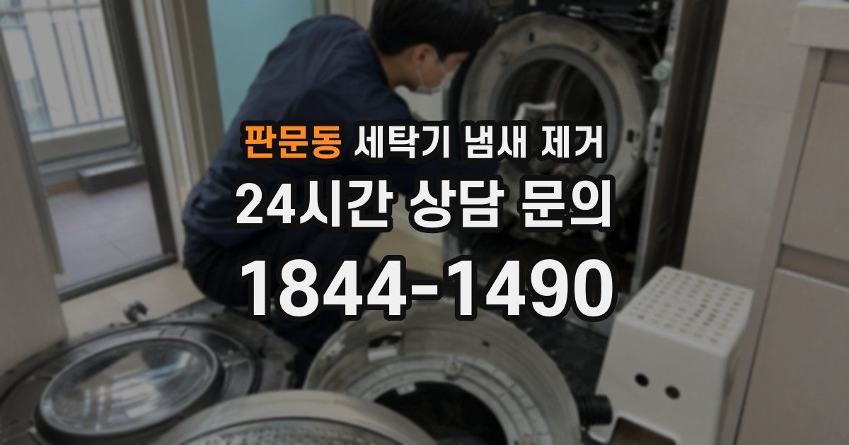 판문동 세탁기 냄새 제거