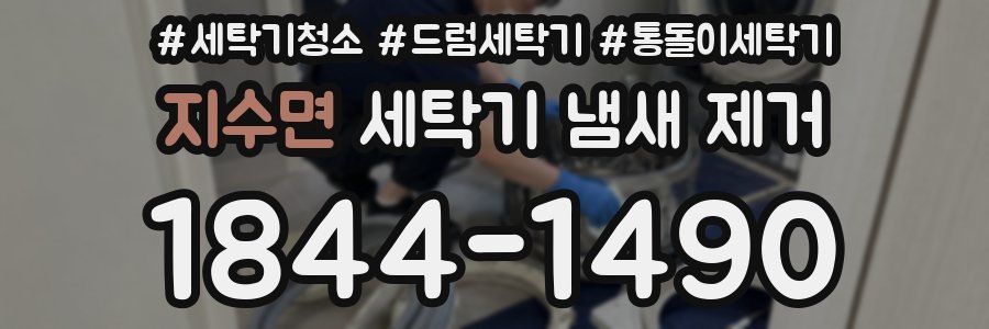 지수면 세탁기 냄새 제거