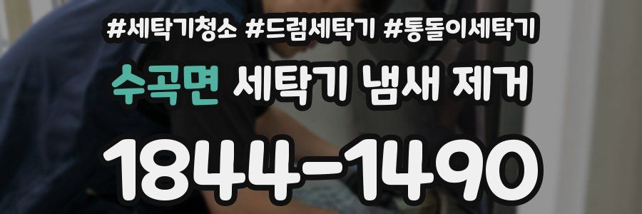 수곡면 세탁기 냄새 제거