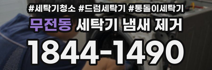 무전동 세탁기 냄새 제거