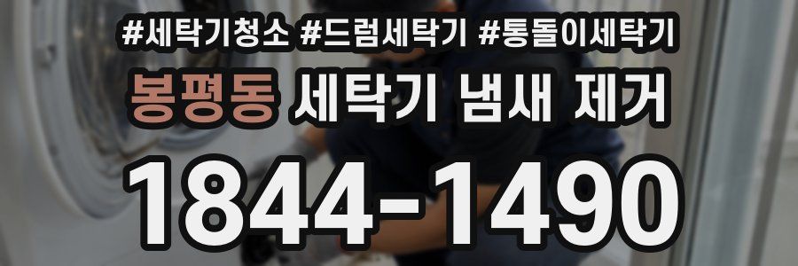 봉평동 세탁기 냄새 제거