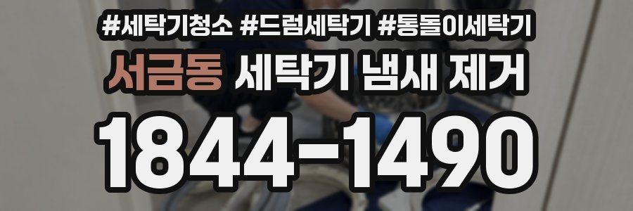 서금동 세탁기 냄새 제거