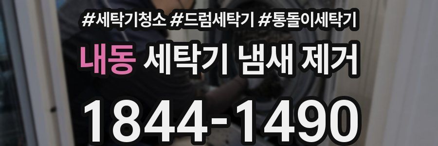 내동 세탁기 냄새 제거
