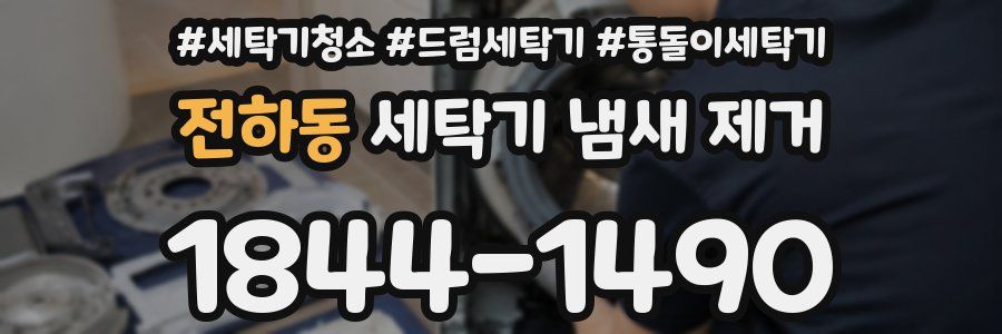 전하동 세탁기 냄새 제거