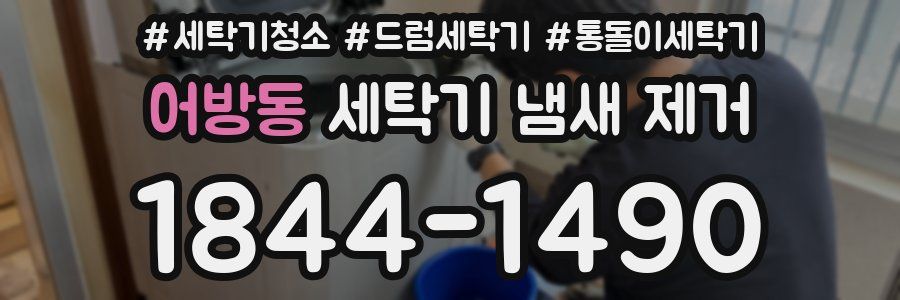 어방동 세탁기 냄새 제거