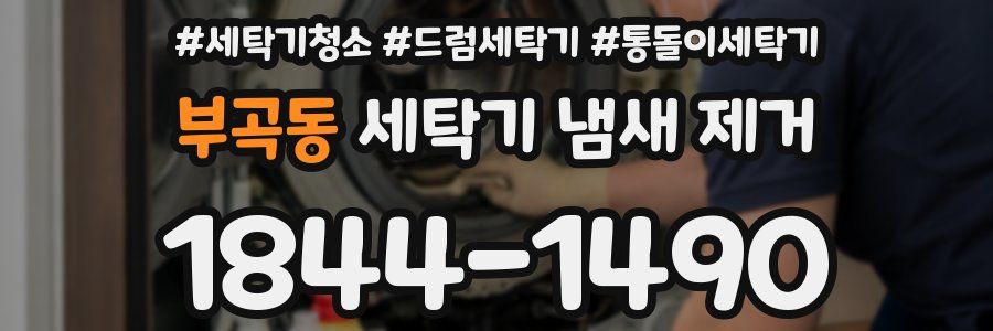 부곡동 세탁기 냄새 제거