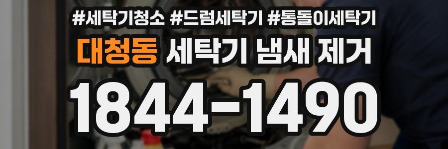 대청동 세탁기 냄새 제거