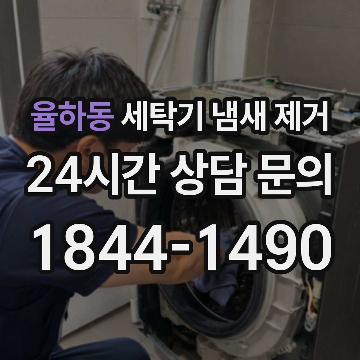 율하동 세탁기 냄새 제거