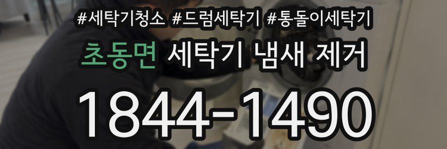 초동면 세탁기 냄새 제거