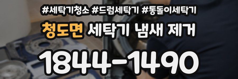 청도면 세탁기 냄새 제거