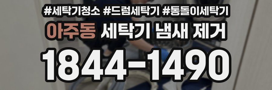 아주동 세탁기 냄새 제거